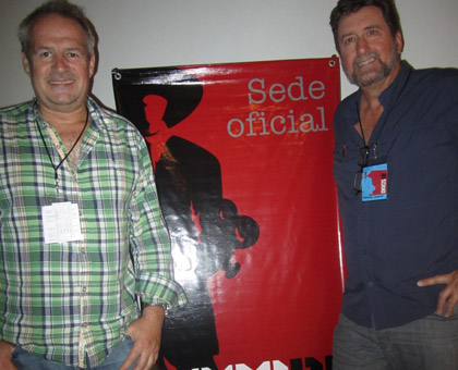 Alex and Fraser at DOCSDF in Mexico City.