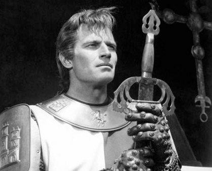 Charlton Heston as “El Cid” 