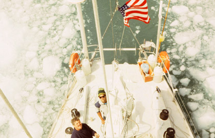 sailing through ice