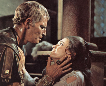 Marc Antony (Charlton Heston) & Cleopatra (Hildegard Neil)