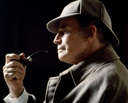 Charlton Heston as “Sherlock Holmes”