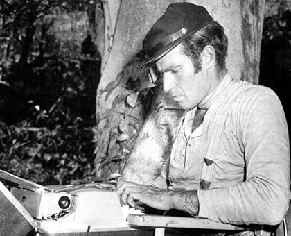 Charlton Heston typing